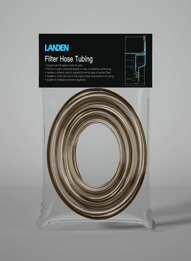 LANDEN Filter Hose Tubing for Aquarium Filter System, Connecting Canister Filter and Lily Pipe, PVC, Tinted Hose, 12/16mm 11.5ft (3.5m) - Image 1